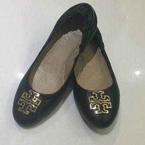 Tory Burch Melinda black flats